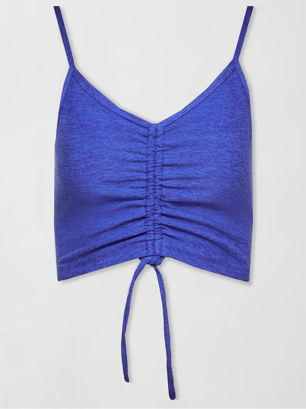 Beyond Yoga Spacedye Centered Cropped Tank in Sapphire Blue Heather